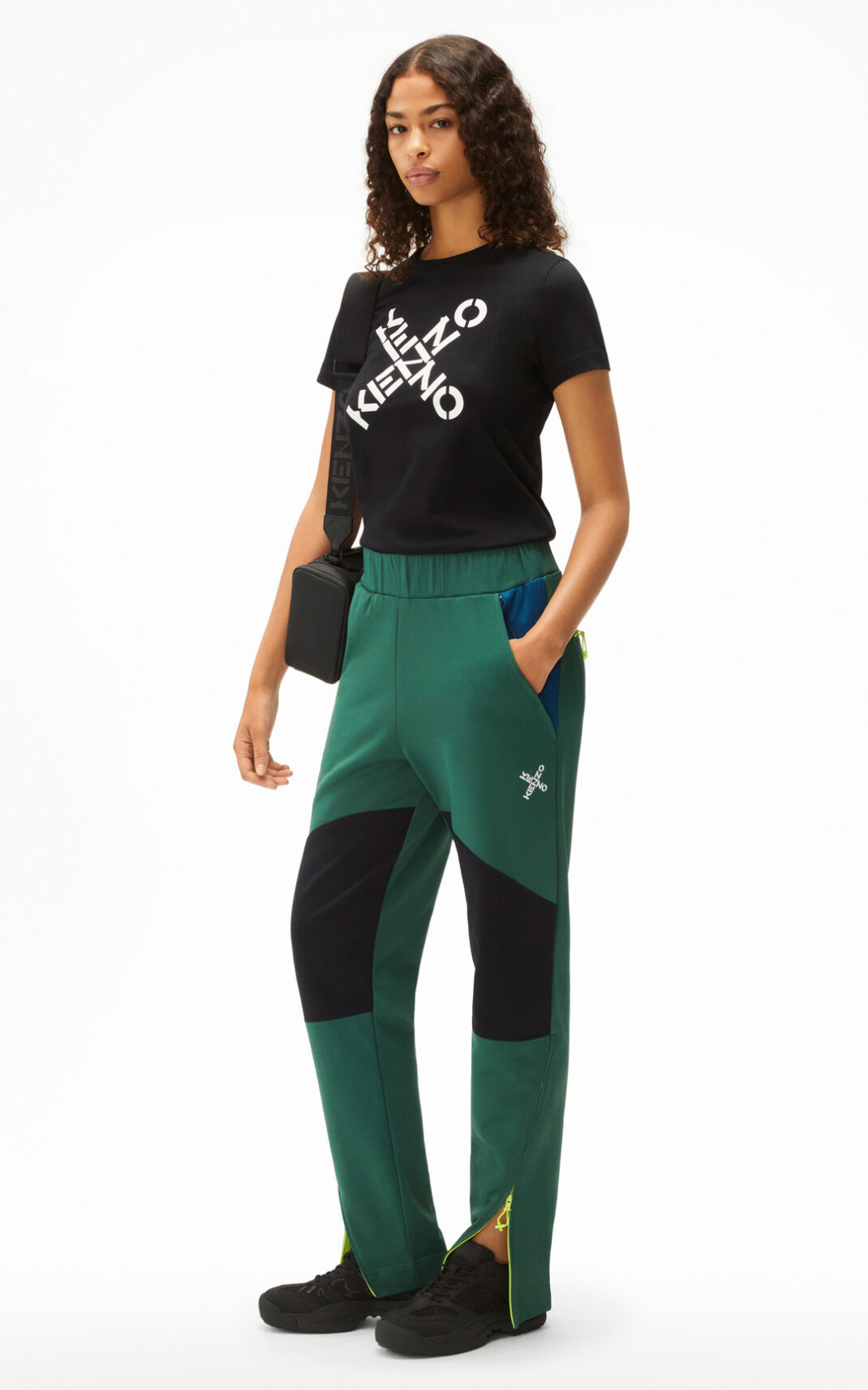 Kenzo Sport Joggers Dark Green For Womens 5761YFMQX